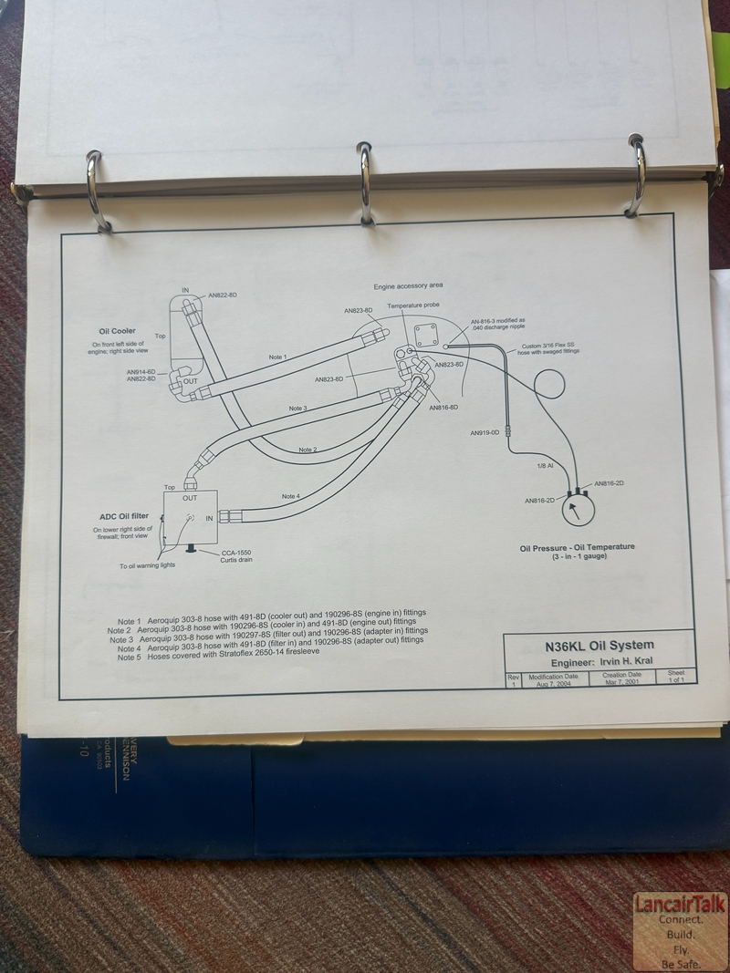 Lancair 320/360 N36KL document