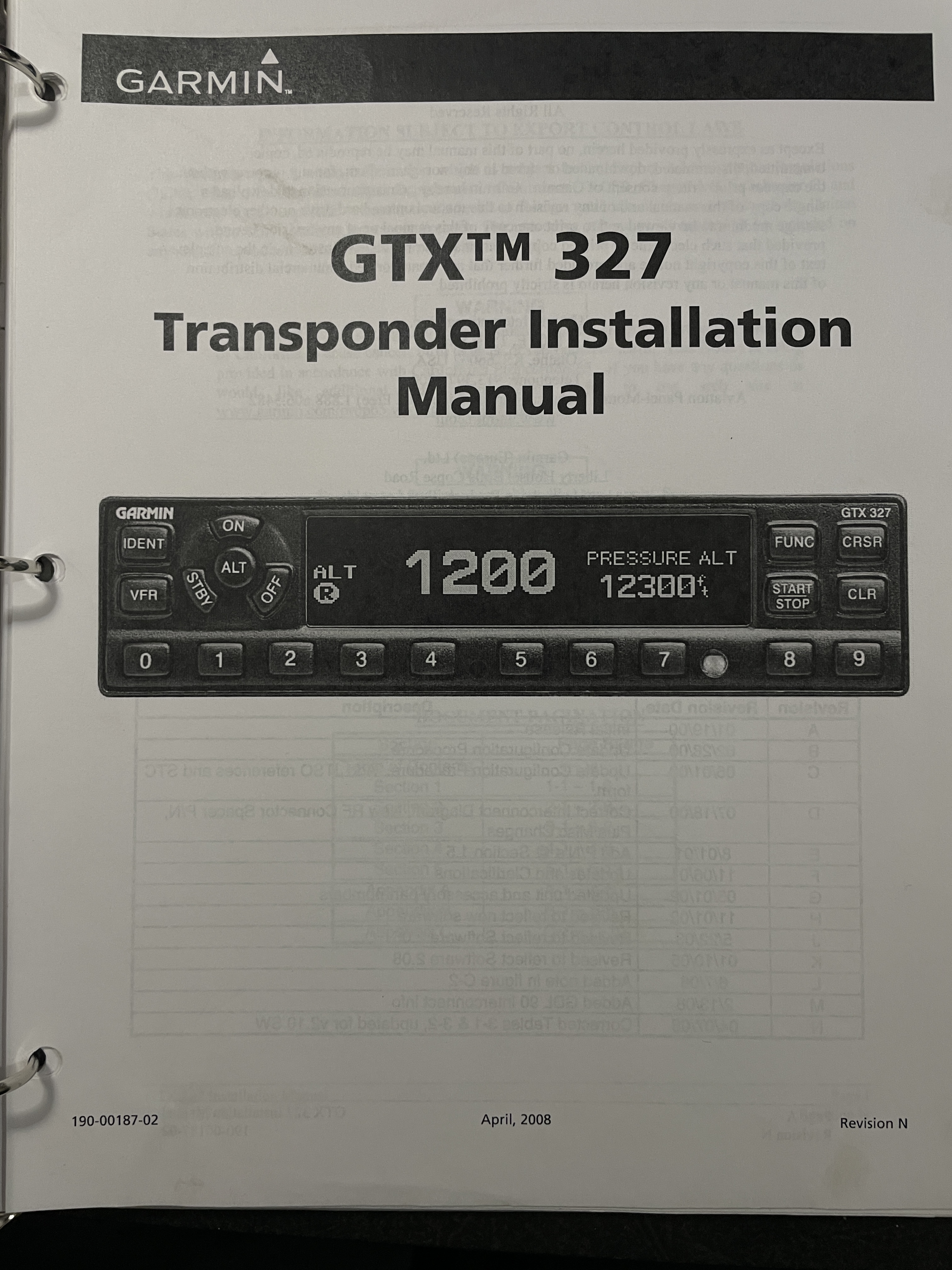 Lancair 320/360 N52LC document