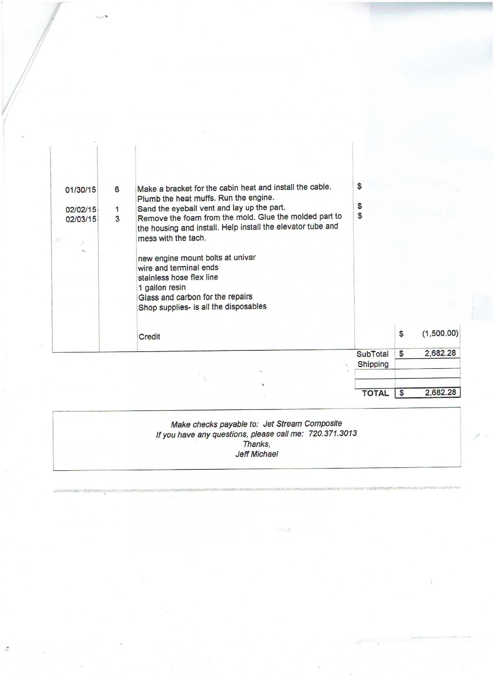 Lancair 320/360 N52LC document